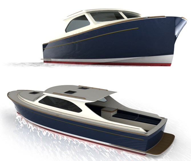 Persak & Wurmfeld, Powerboat, Naval Architecture, Yacht Design